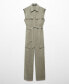 Women's Pockets Detail Cargo Jumpsuit