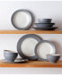 Colorwave Rim 12-Piece Dinnerware Set