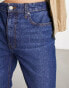 ASOS DESIGN straight leg jeans in mid wash blue