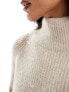 & Other Stories high neck relaxed sweater in beige