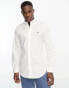 Polo Ralph Lauren player logo poplin shirt slim fit in white