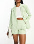 4th & Reckless Tall tailored short co-ord in mint