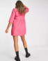 Vero Moda textured smock mini dress in pink