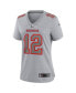 Women's Tom Brady Gray Tampa Bay Buccaneers Atmosphere Fashion Game Jersey