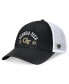 Men's Black/White Georgia Tech Yellow Jackets Free Kick Trucker Adjustable Hat