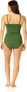 Anne Cole Women's Underwire Tri Tankini Top, Moss Green 32DD/34D 306492