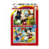 EDUCA BORRAS 2X48 Mickey Mouse Fun House Wooden Puzzle