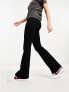 Vero Moda jersey flares with high waist in black