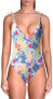 Polo Ralph Lauren 257048 Women's Patchwork Halter One Piece Swimsuit Size M