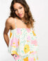 Object cami top co-ord in pink and yellow floral print