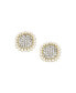 Women's Checkered Stud Earrings