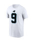 Men's Bryce Young White Carolina Panthers 2023 NFL Draft First Round Pick Player Name and Number T-shirt