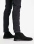 ASOS DESIGN desert boots in black suede