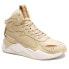 Puma RsX High Top Mens Beige Sneakers Casual Shoes 38921104