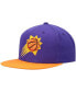 Men's Purple and Orange Phoenix Suns Team Two-Tone 2.0 Snapback Hat