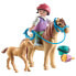 PLAYMOBIL Girl With Pony And Foal Construction Game