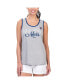 Women's Gray New York Mets Fastest Lap Tank Top