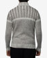 Men's Ribbed Pattern Turtleneck Sweater