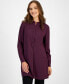 Women's Long-Sleeve Popover Tunic Blouse