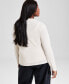 Trendy Plus Size Funnel-Neck Long-Sleeve Top, Created for Macy's