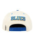 Men's Cream St. Louis Blues Retro Classic Logo Snapback Hat