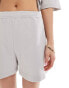 The Couture Club co-ord washed emblem shorts in grey