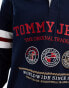 Tommy Jeans varsity explorer rugby shirt in navy