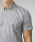 Men's Geo Wave Print Short Sleeve Shirt