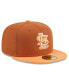 Men's Brown/Orange St. Louis Cardinals Spring Color Basic Two-Tone 59fifty Fitted Hat