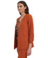 Petite Infinite Stretch Open Front 3/4-Sleeve Blazer