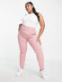 Yours tapered trouser in blush pink