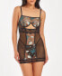 Women's 2 Piece Underwire Chemise Lingerie Set