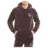 Puma Iconic T7 Velour Pullover Hoodie Mens Brown Casual Outerwear 532220-21