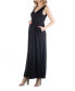 Maxi Maternity Sleeveless Dress with Pockets