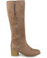 Women's Sanora Stacked Block Heel Knee High Boots