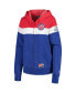 Women's Heather Royal Chicago Cubs Colorblock Full-Zip Hoodie Jacket