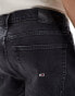 Tommy Jeans Ryan Black Slim Straight Jeans in Black