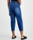 Juniors' High Rise Cropped Barrel Jeans