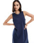 Threadbare jersey maxi dress in navy