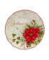 Winter's Medley 4 Piece Dessert Plate Set