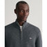 GANT Textured Cotton Half Zip Sweater