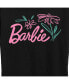 Trendy Plus Size Barbie Spring Graphic Short Sleeve T-shirt