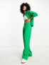 Object straight leg trouser co-ord in bright green