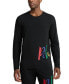 Men's Long-Sleeve Crewneck Pajama Shirt