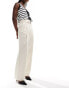 Mango belted tailored trouser in beige