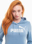 Puma Bluza damska Puma ESS Logo Hoodie niebieska 586797 20 M