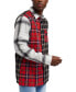 Men's Split Flannel Long Sleeves Shirt