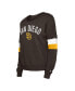 Women's Brown San Diego Padres Game Day Crew Pullover Sweatshirt