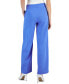 Women's Solid Wide-Leg Mid-Rise Linen Pants