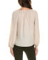 Joan Vass Split Neck Top Women's